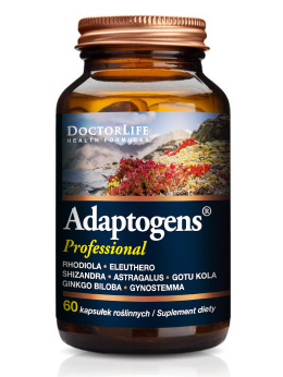 Adaptogens Professional Asian Adaptogens | 60 kapsułek | Doctor Life